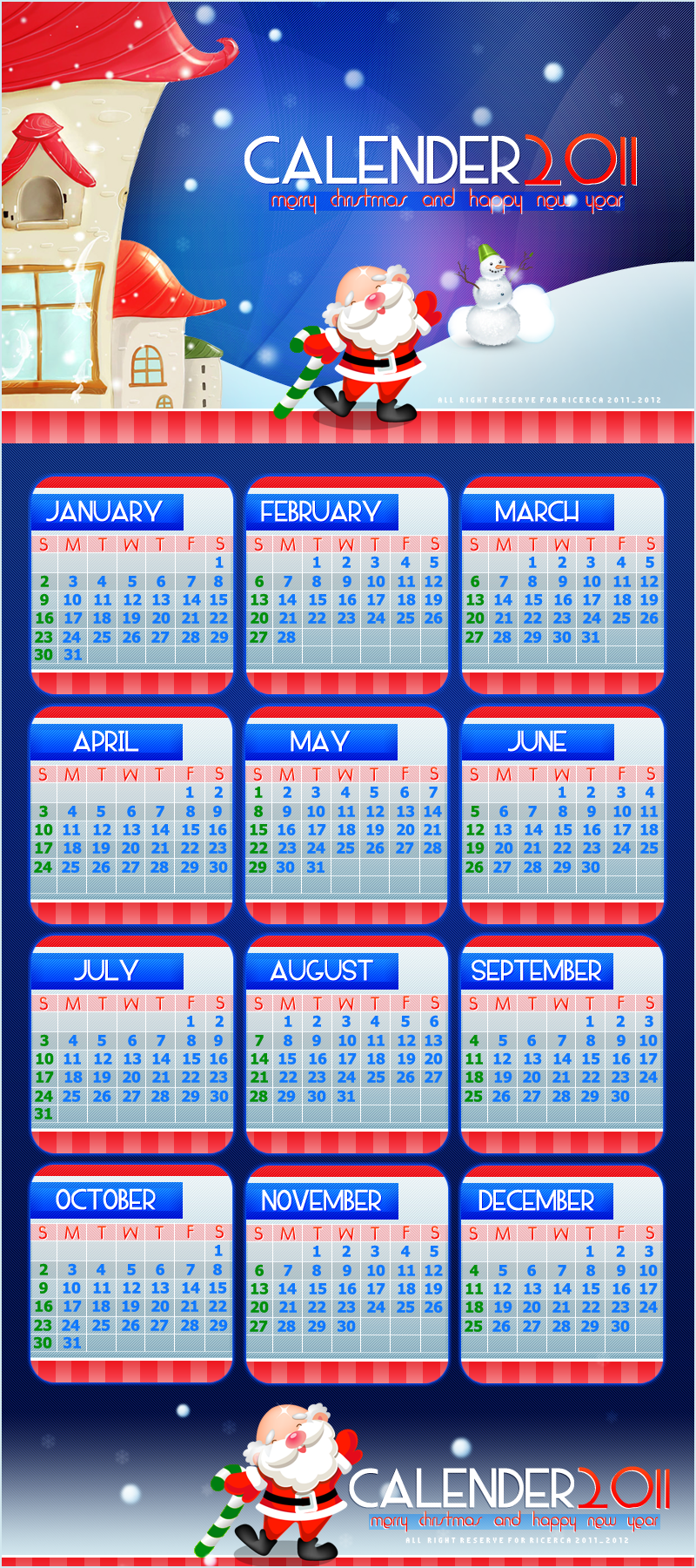 Calender 2011