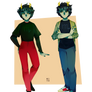 Male Kanaya/Male Vriska