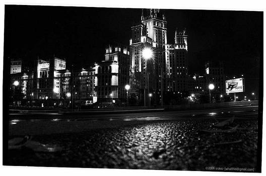 Moscow black and white