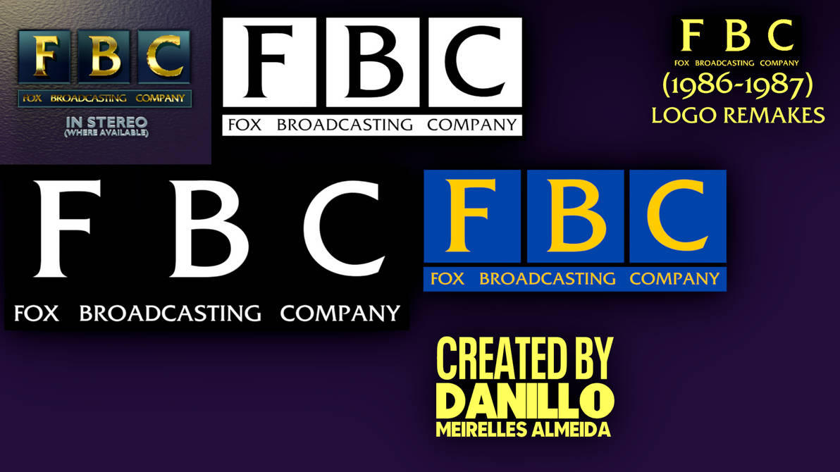 Fox O Fox Broadcasting Company 1986 Logo Remakes By D by Nawat2555OnDA on ...