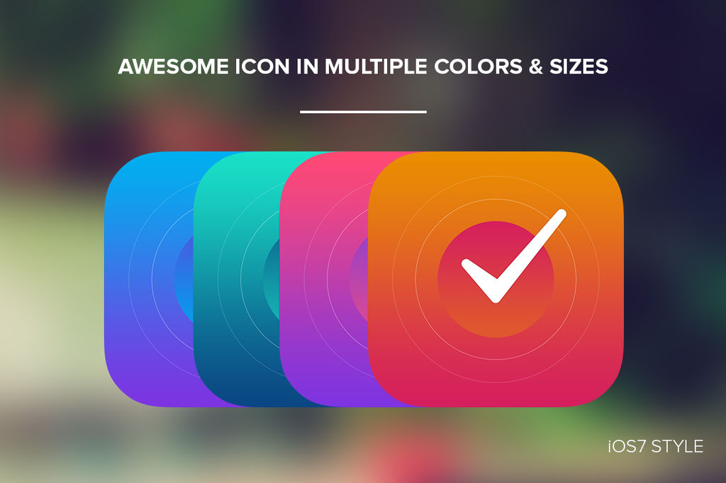 iOS 7 style icon