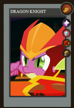 MLP Dota 2 Animated Card: Dragon Knight