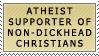 Atheists For Non Dickheads By Genkistamps D2fs786