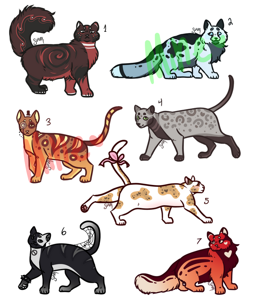 Catto Chart Catto adoptssssss (5/7 open) by KingKerosene on DeviantArt