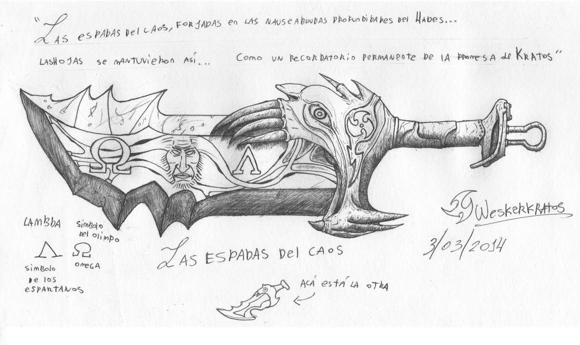 Blade of Chaos by weskerkratos on DeviantArt
