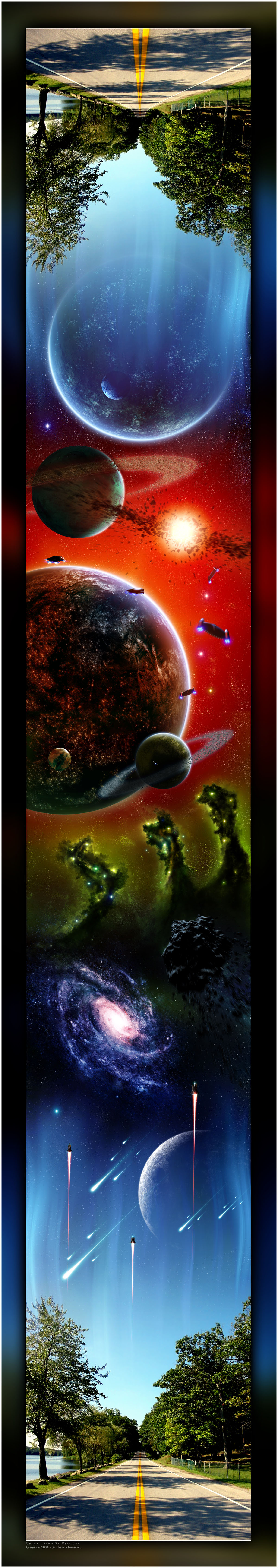 Space Lane by dinyctis