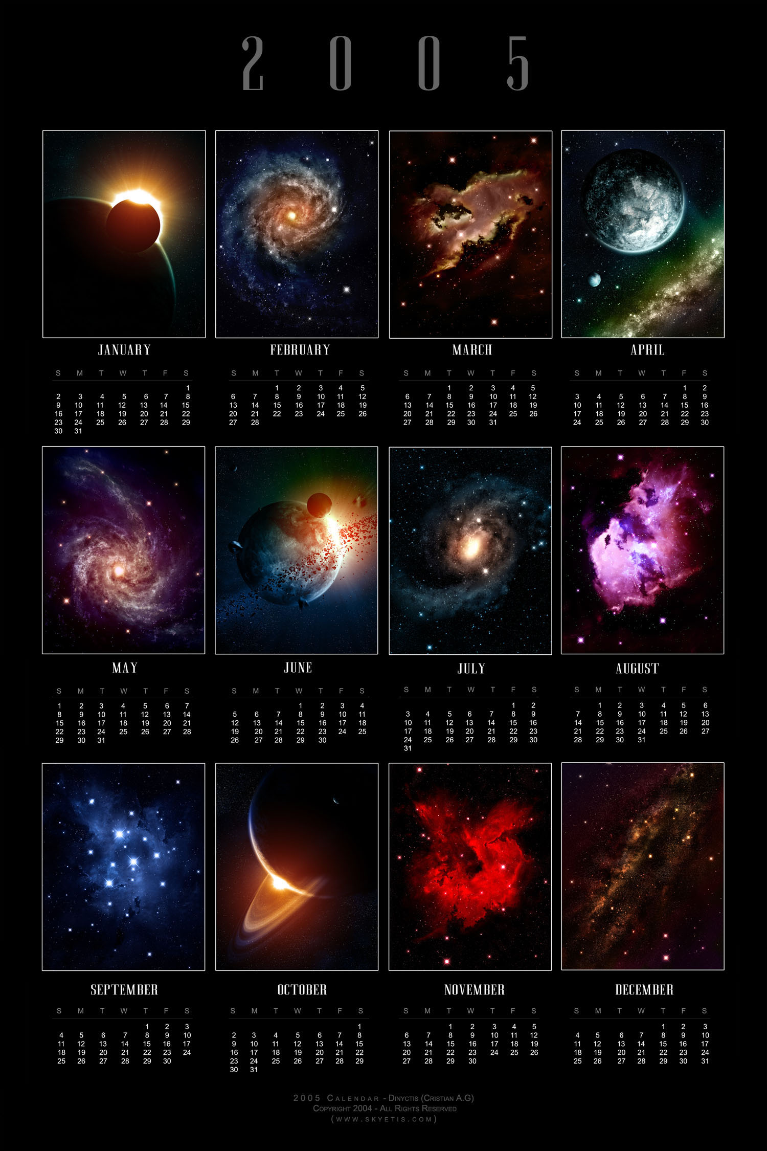 2005 Cosmic Calendar