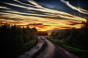 Sunset on the Lane