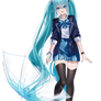 [Transparent RENDER] Umbrella Miku