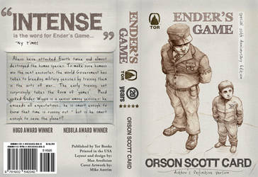 Ender's Game Book Design by possessedrabbit