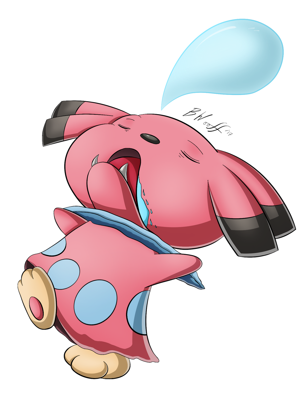 Snubbull used Sleep Talk! by freqrexy