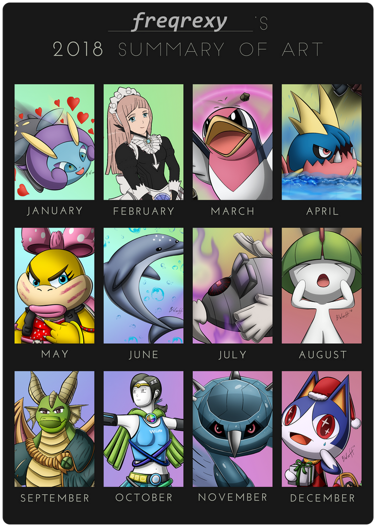 freqrexy's 2018 Art Summary by freqrexy