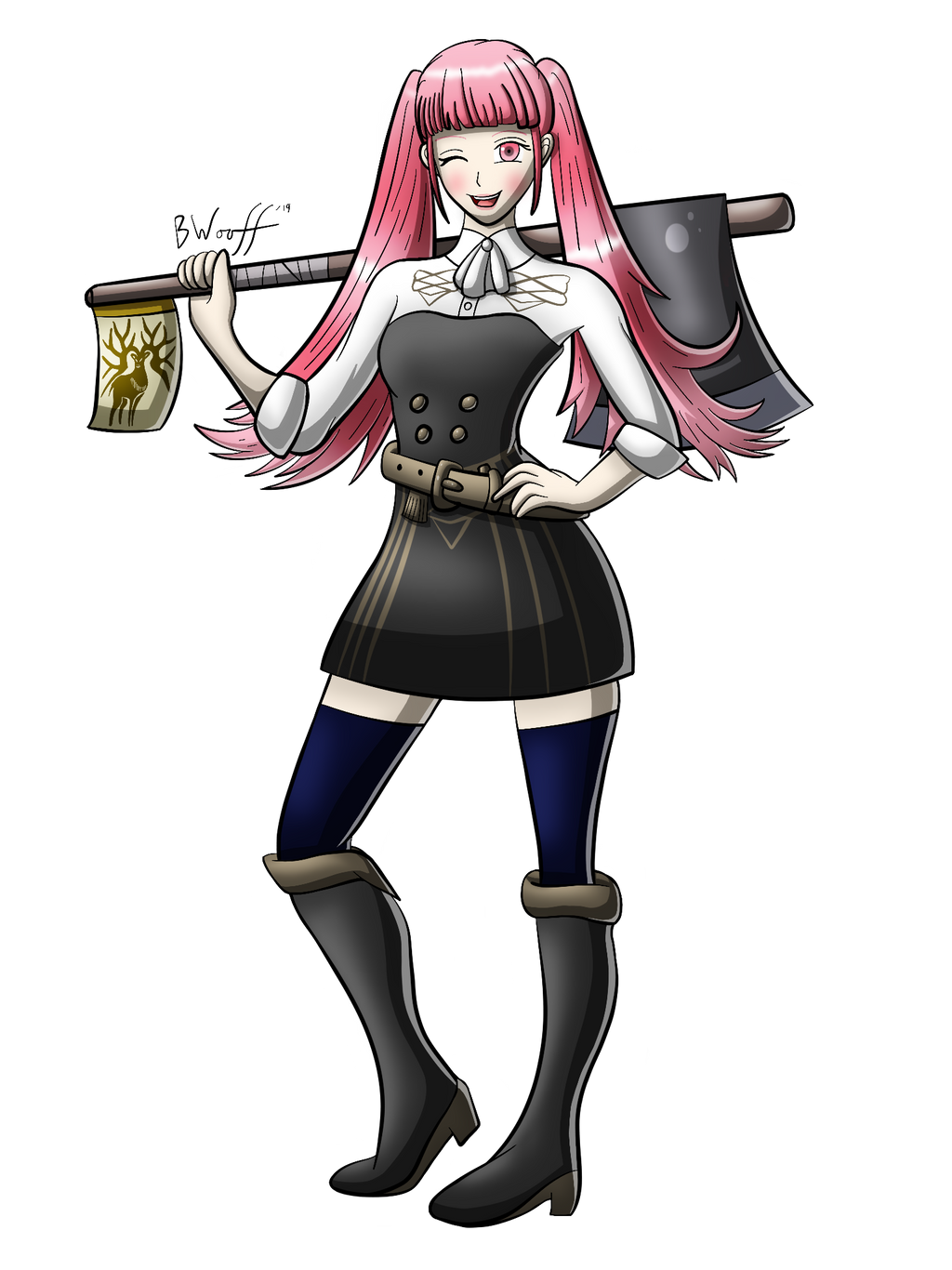 Hilda–standard anime girl pose 'A' : r/fireemblem