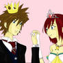 Sora dance with Kairi..