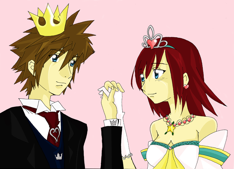 Sora dance with Kairi..