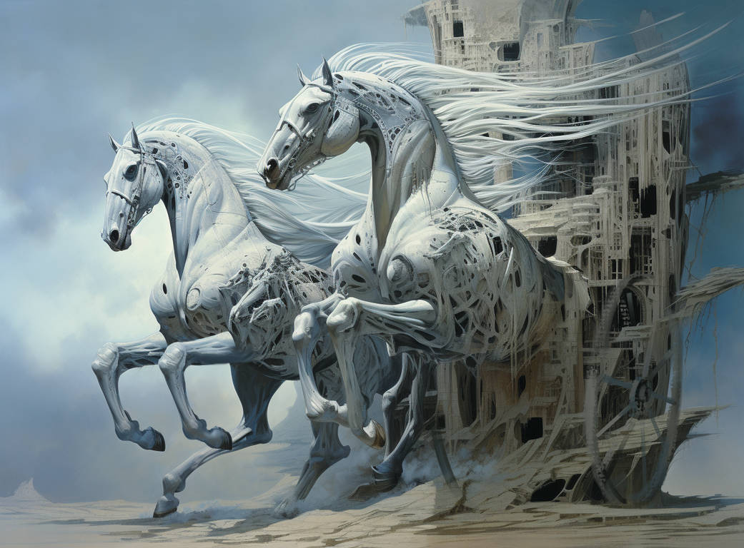 Post Apocalyptic Riding Mount Apocalyptic Horses by wicked-vlad on DeviantArt