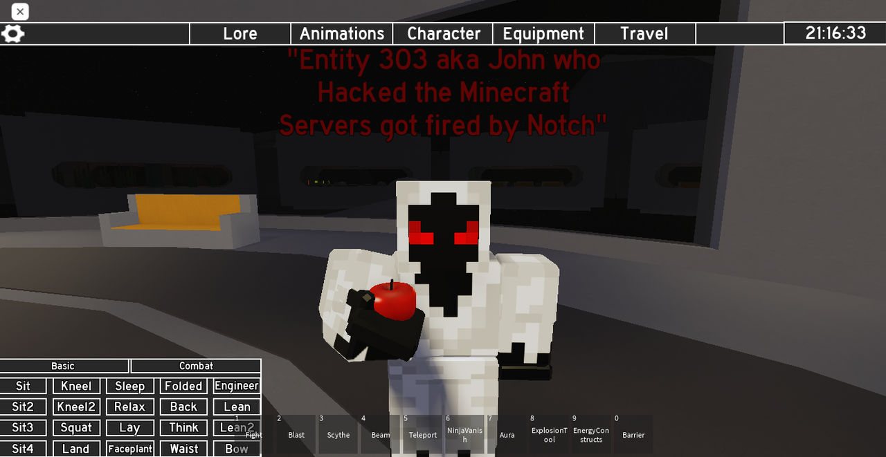 Entity 303 With an apple by AlexanderEzioACBH on DeviantArt