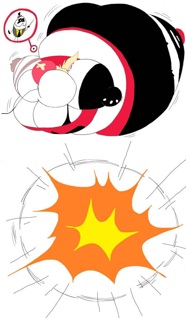 Bomb Inflation Explosion Deviantart Cherri Bomb inflation 2/2 by THEJURASSICWONDER on DeviantArt