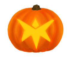 Ice Flight Jack O Lantern Gif