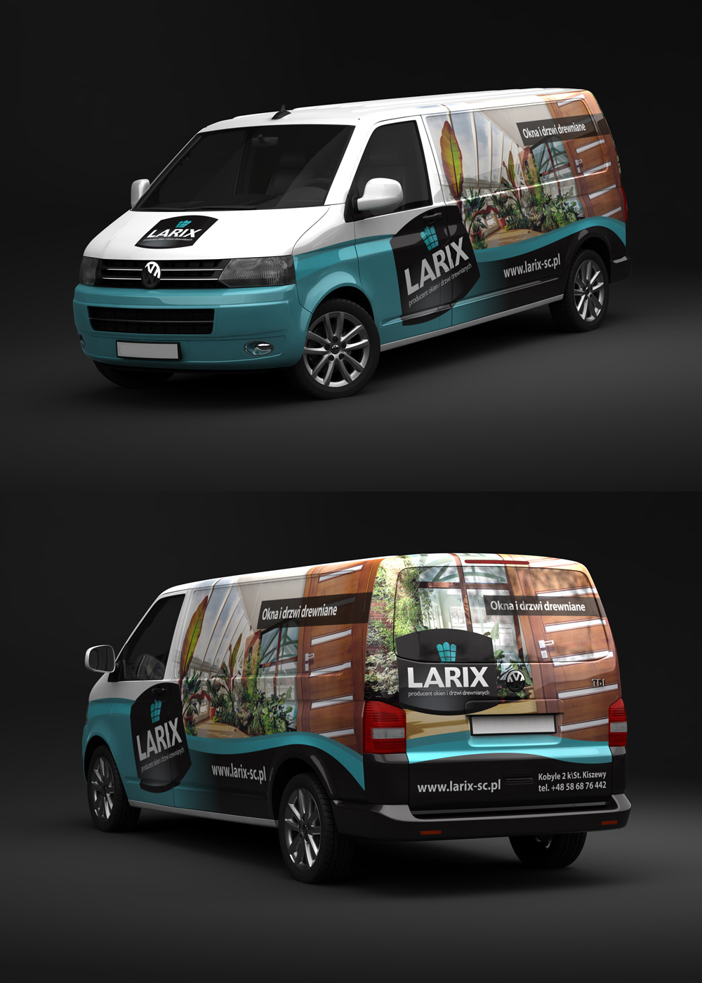 Larix VW T5 - Car Wrap