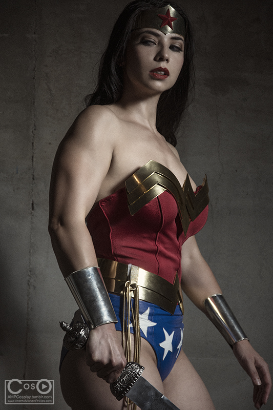 Wonder woman ready for battle