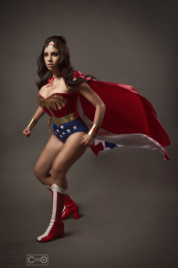 Model Zoraida as Wonder Woman