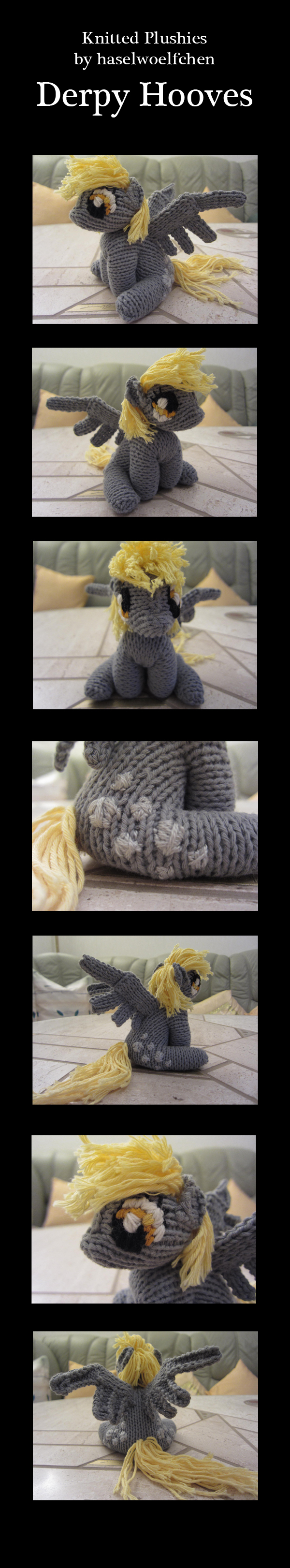 Knitted Plushies - Derpy Hooves