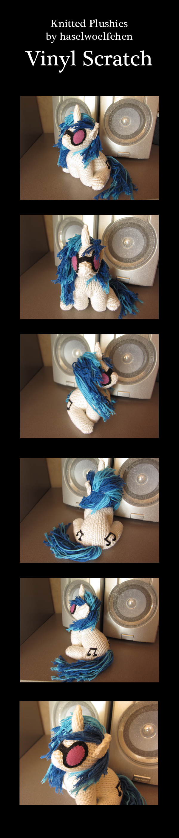 Knitted Plushies - Vinyl Scratch