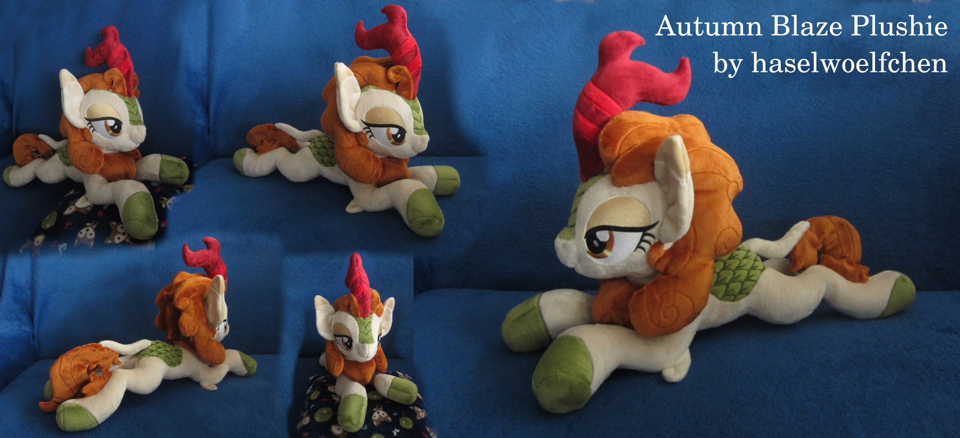 Autumn Blaze Plushie by haselwoelfchen