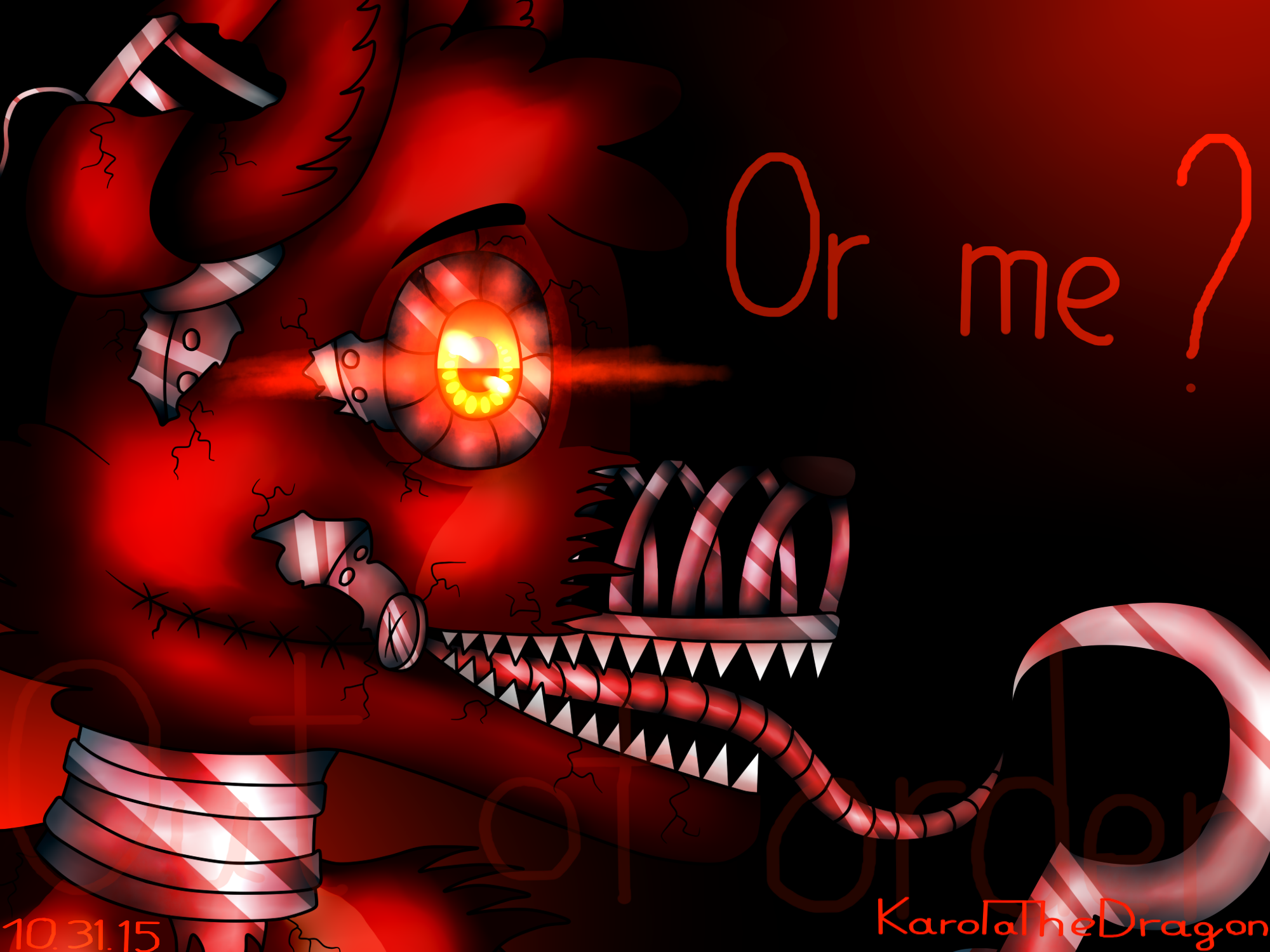 FNAF 4 Halloween Nightmares by FOXYANDMANGLE on DeviantArt