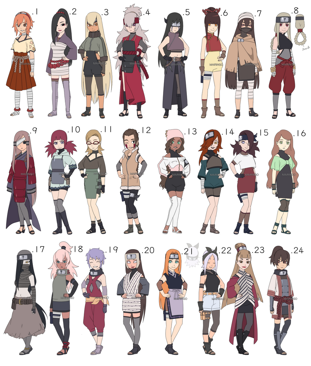 Naruto Female Adoptables Batch ALL SOLD Tysm By Ringoleen On DeviantArt naruto-female-adoptables-batch-all-sold-tysm-by-ringoleen-on-deviantart