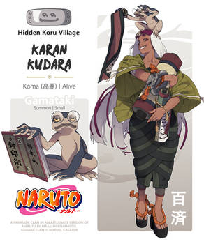 NARUTO OC| Karan Kudara