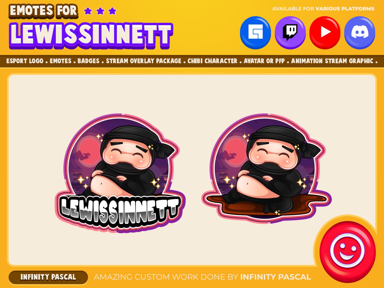 Computer Chibi Logo Custom Cute Chibi Logo by InfinityPascal on DeviantArt