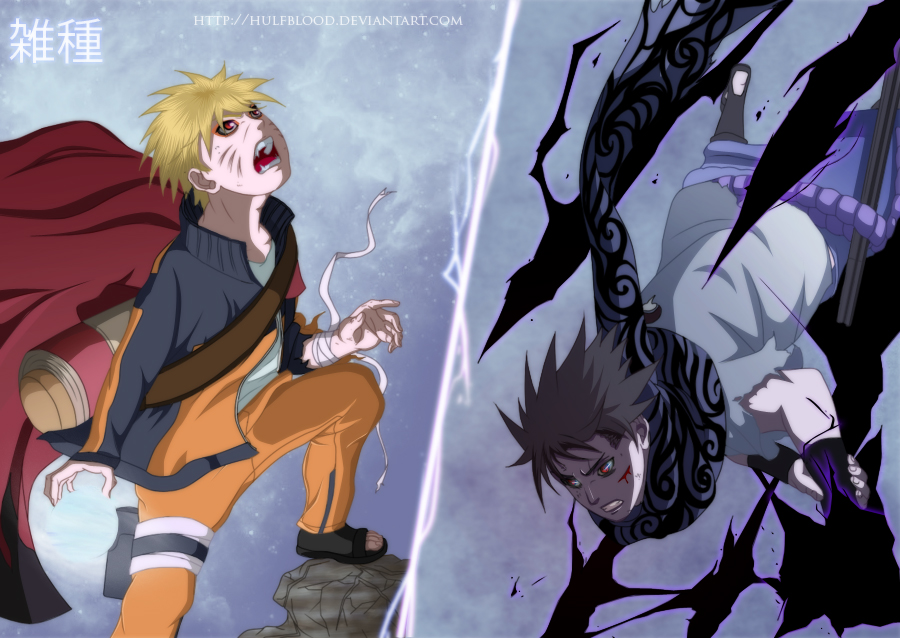 Naruto Vs. Sasuke Shippuden by Apolonos on DeviantArt