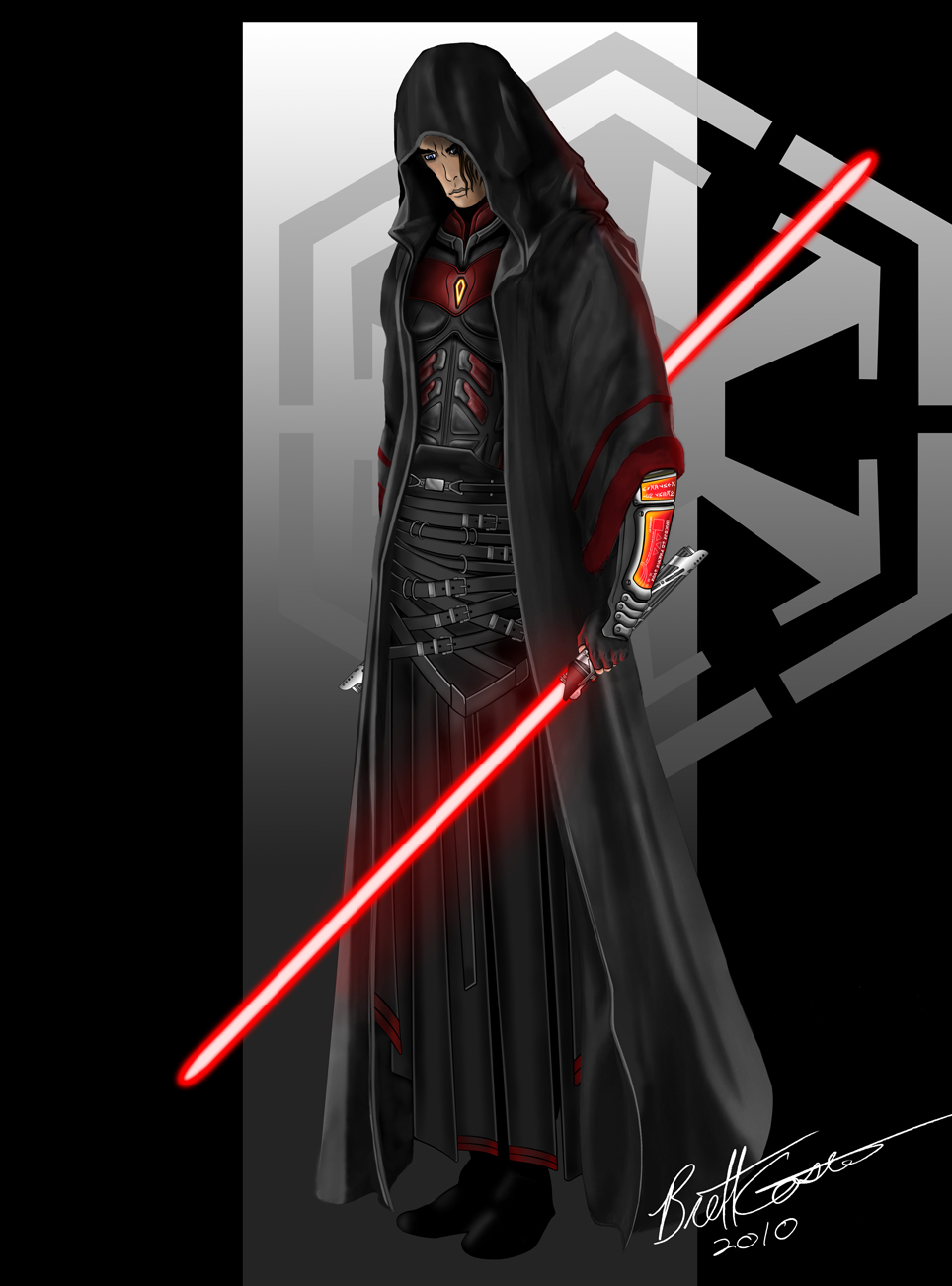 Sith Lord in Partial armor