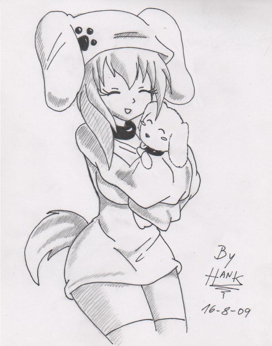 Puppy Anime Girl by Hank88 on DeviantArt