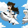 Flying nekos! [Colored]