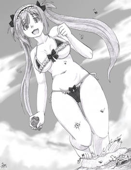 Airi's sea fun time!