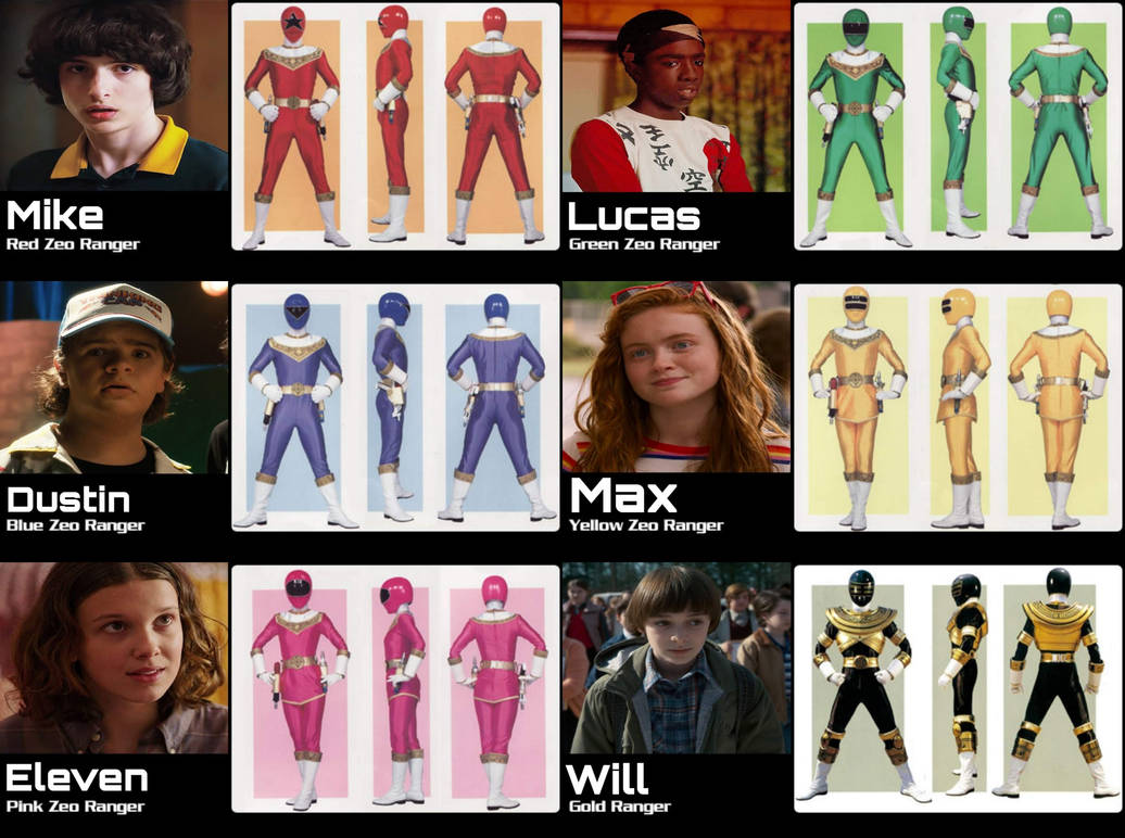 Power Rangers Zeo Stranger Things by nguyendat25346 on DeviantArt
