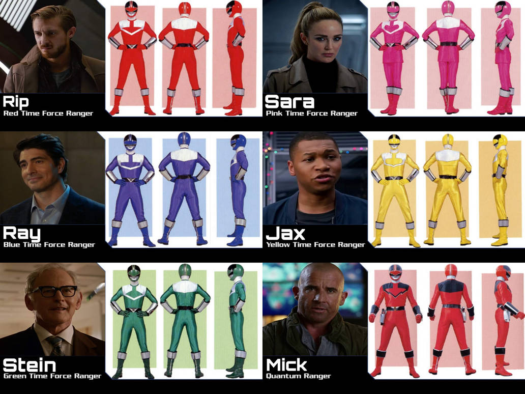 Power Rangers Time Force DC's Legends of Tomorrow by nguyendat25346 on ...