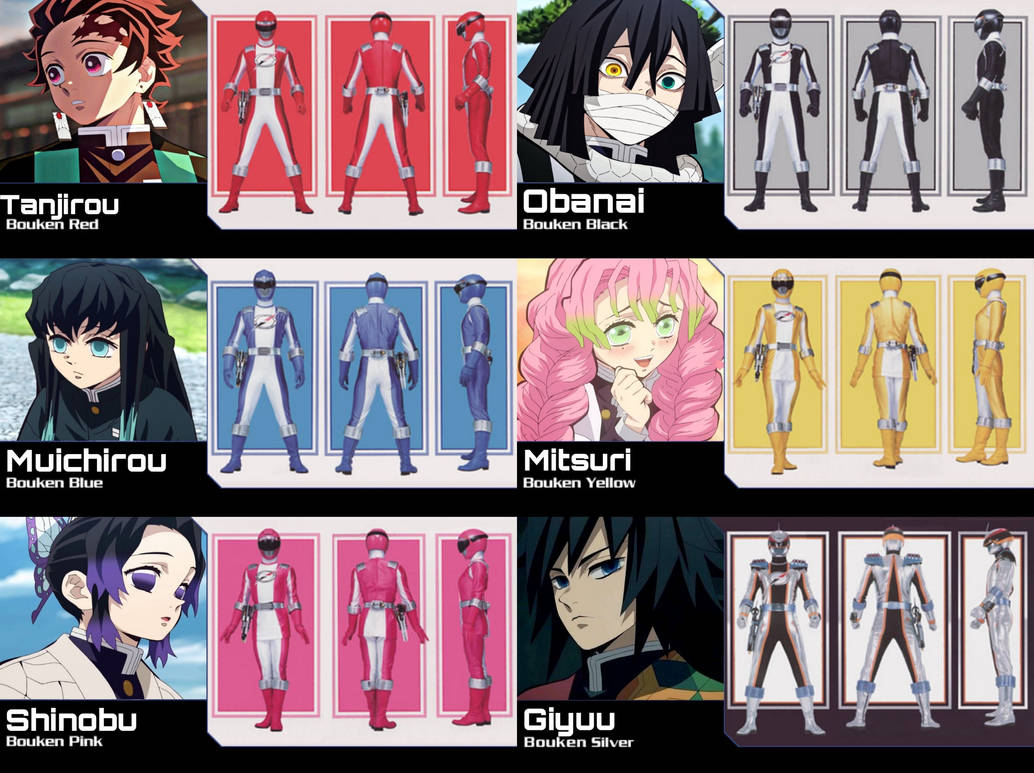 Gogo Sentai Boukenger Kimetsu no Yaiba by nguyendat25346 on DeviantArt