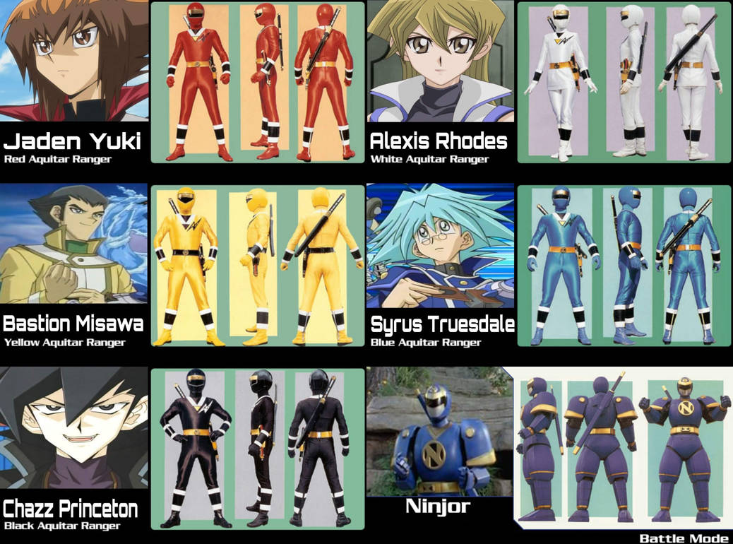 Anime Ninja Rangers Ninja Rangers Yugioh Gx by nguyendat25346 on DeviantArt