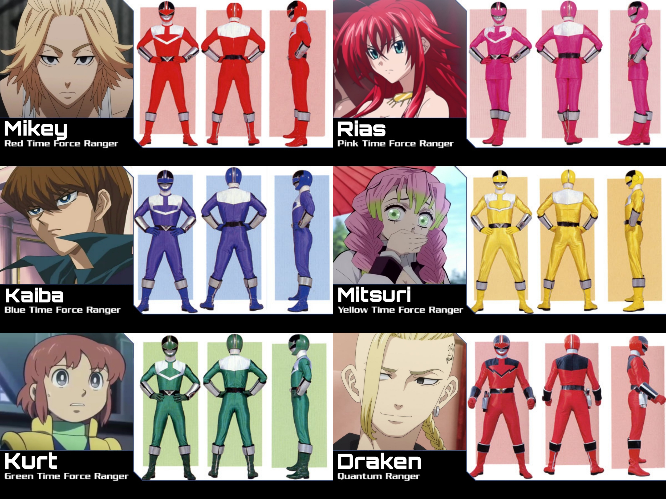 Power Ranger in Anime