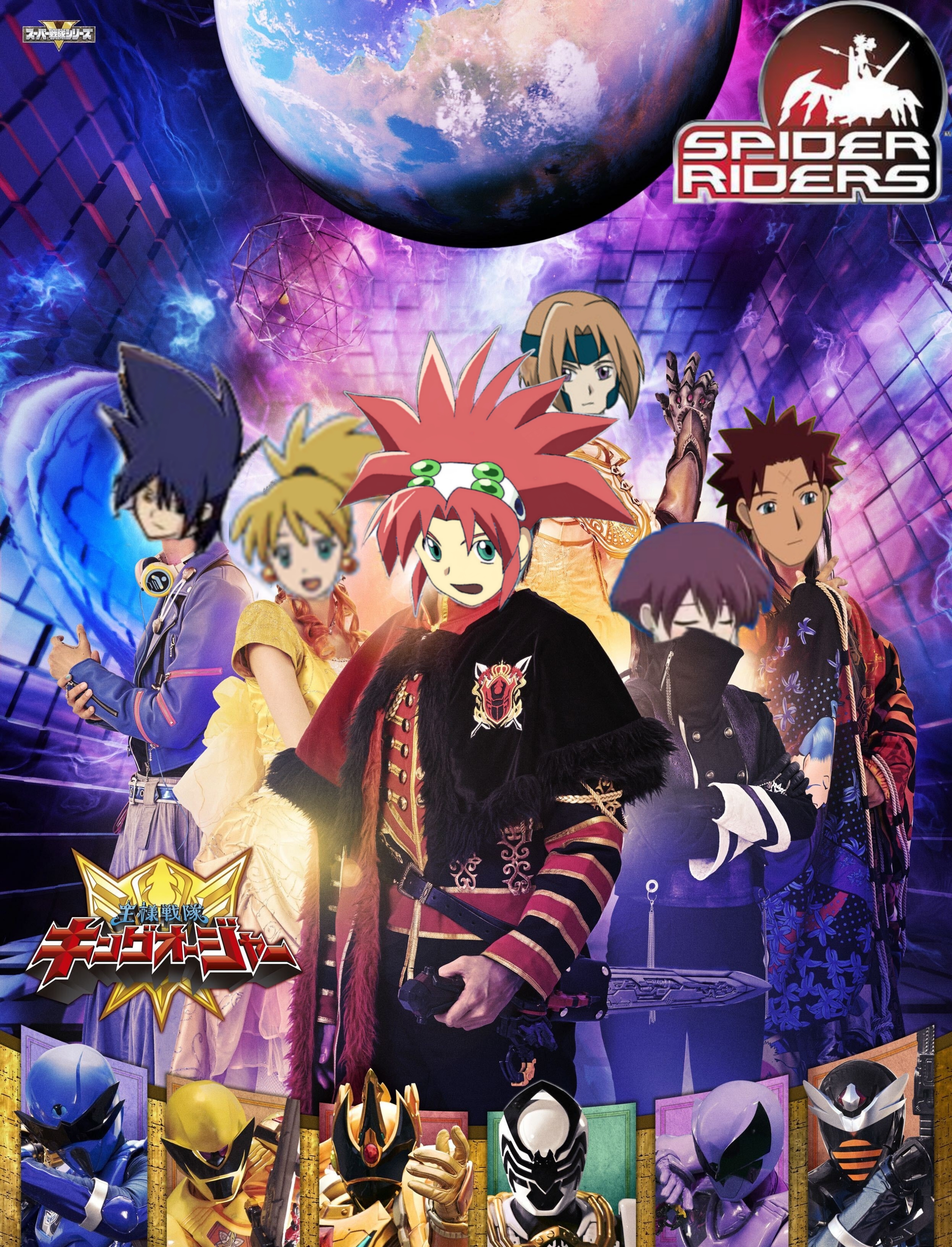 Spidr Riers Ohsama Sentai King-Ohger chapter 2 Spider Riders by nguyendat25346 on ...