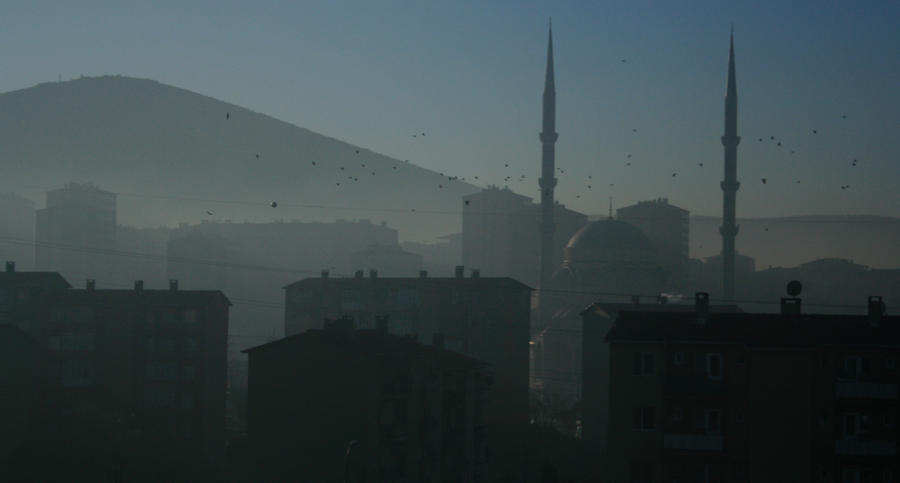 Fog in Istanbul