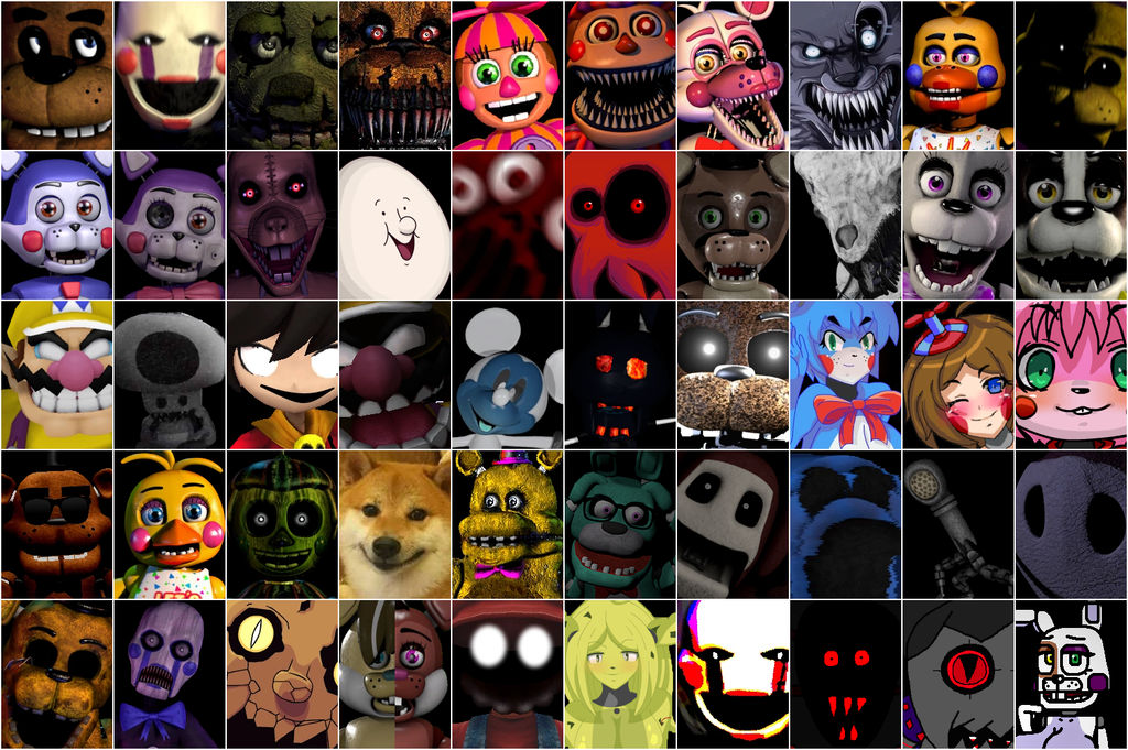 What if the Ultimate Custom Night roster had 100 characters