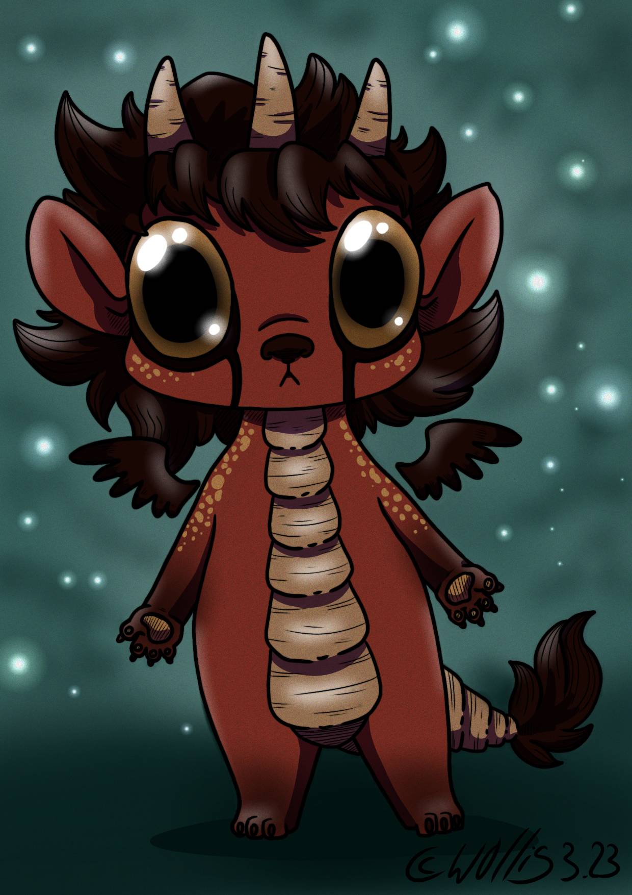 Mini Demon Real Little demon by Wollfisch on DeviantArt