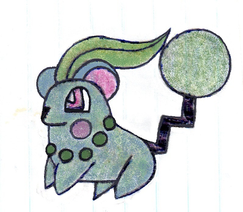 Poke'Mon MURITA Offspring of MARILL and CHIKORITA