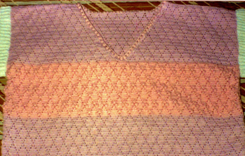 Short-Sleeved Sweater 2. TOP {Crochetted by Me}