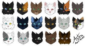 Chibiheads | Lots of Cats